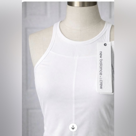 NWT New Balance x J.Crew White Tennis Dress 🤍🎾 $100 Tag - Picture 2 of 11